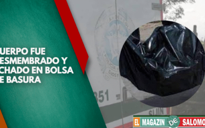 Macabro hallazgo: encuentran un cuerpo desmembrado en bolsas de basura