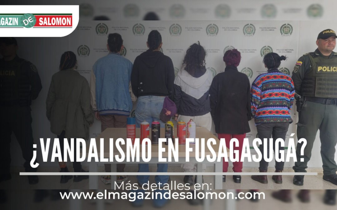 Capturados por hacer grafitis en Fusagasugá