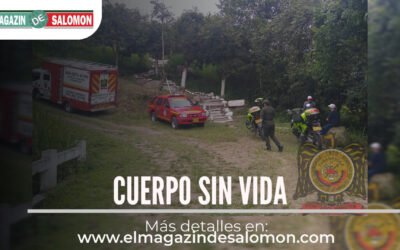 Intentan rescatar un cuerpo sin vida en Arbeláez