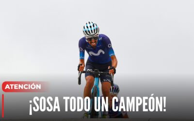 Iván Sosa mostró sus dotes de escalador en la subida a Mont Ventoux