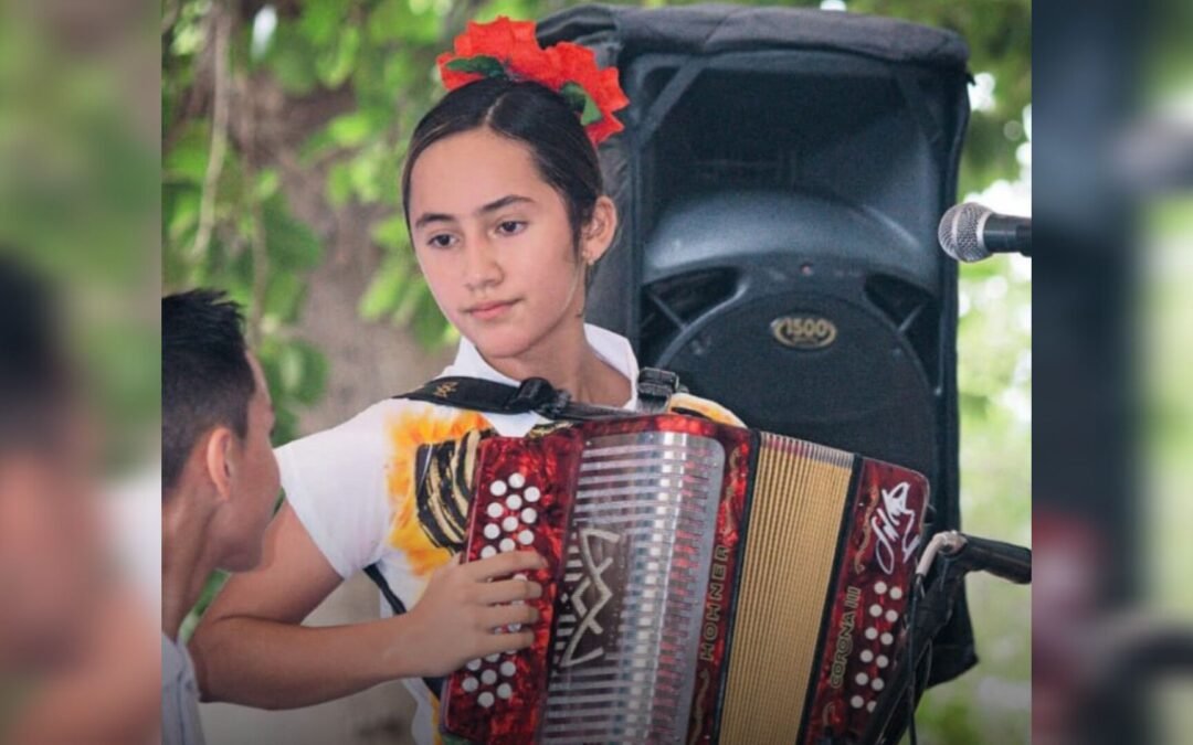 MARÍA JOSÉ ARIAS, REINA ACORDEONERA MENOR, ROMPE ESTEREOTIPOS DESDE FUSAGASUGÁ
