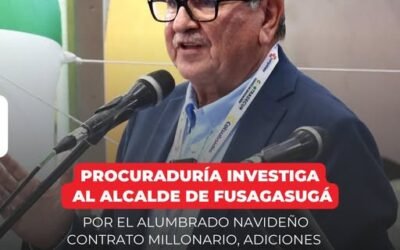 PROCURADURÍA INVESTIGA AL ALCALDE DE FUSAGASUGÁ POR EL ALUMBRADO NAVIDEÑO