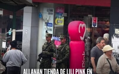 ¡ALLANAN TIENDA DE LILI PINK EN FUSAGASUGÁ EN MEDIO DE OPERATIVO NACIONAL!