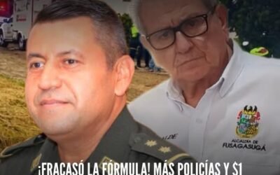 ¡FRACASÓ LA FÓRMULA! MÁS POLICÍAS Y $1 MILLÓN NO DETIENEN LA VIOLENCIA EN FUSAGASUGÁ