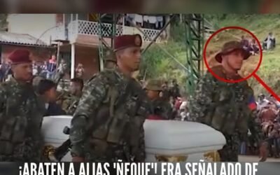 ¡ABATEN A ALIAS ‘ÑEQUE’! ERA SEÑALADO DE AMENAZAR AL PRESIDENTE GUSTAVO PETRO