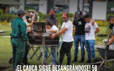 ¡EL CAUCA SIGUE DESANGRÁNDOSE! 58 PERSONAS HAN SIDO ASESINADAS EN MASACRES