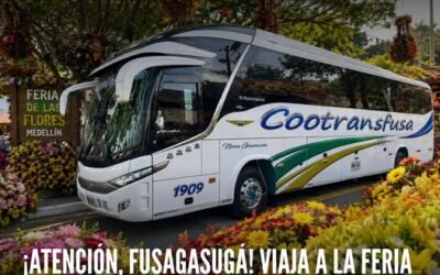 ¡FUSAGASUGÁ VIAJA A LA FERIA DE LAS FLORES EN UN BUS DE LUJO!