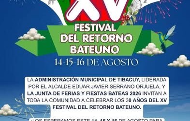 ¡TIBACUY SE VISTE DE FIESTA! REGRESA EL FESTIVAL DEL RETORNO BATEUNO