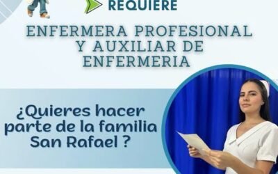 ¡TRABAJÓ SI HAY EN EL HOSPITAL SAN RAFAEL DE FUSAGASUGÁ!